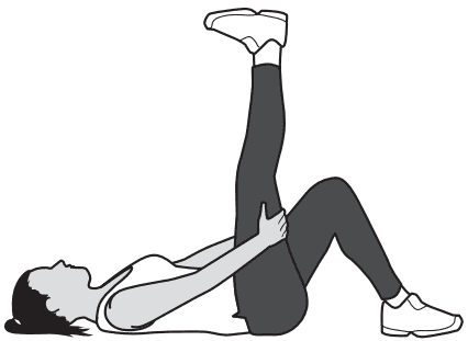 کشش عضله همسترینگ به صورت تاق باز