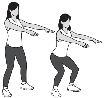 درمان زانو درد با انجام حرکت نیمه چمباتمه